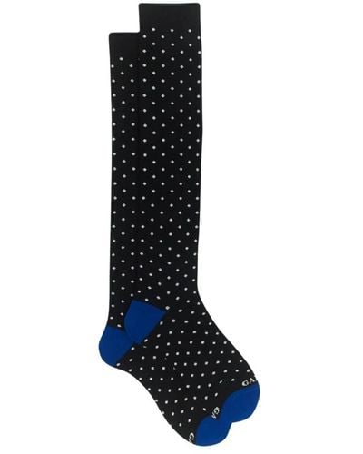 Gallo Socken mit polka dot muster - Schwarz