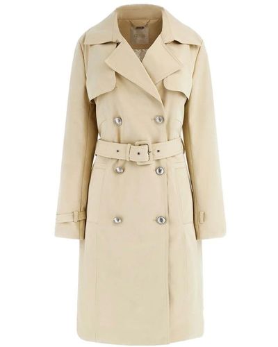 Guess Trench Coats - Natural