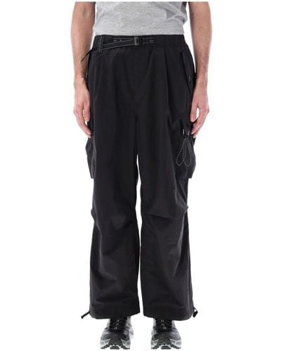 and wander Straight Trousers - Black