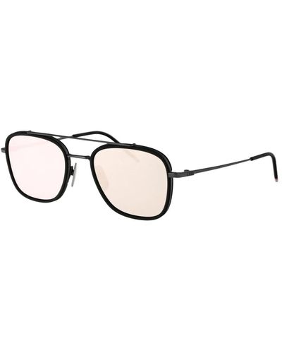 Thom Browne Stylische sonnenbrille für ultimativen sonnenschutz - Schwarz