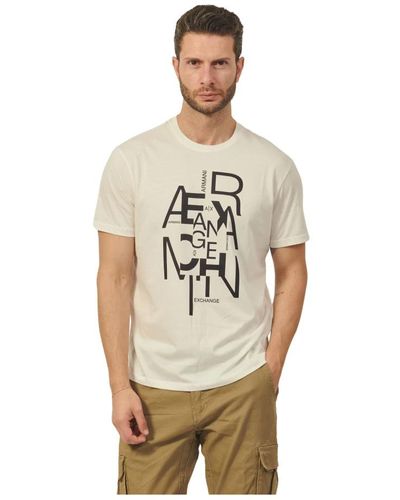 Armani Exchange Tops > t-shirts - Métallisé