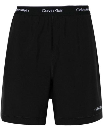 Calvin Klein Sportliche schwarze logo-shorts