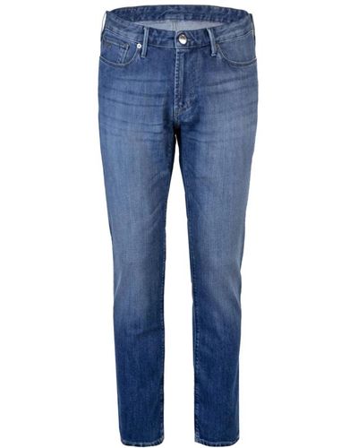 Emporio Armani Jeans > slim-fit jeans - Bleu