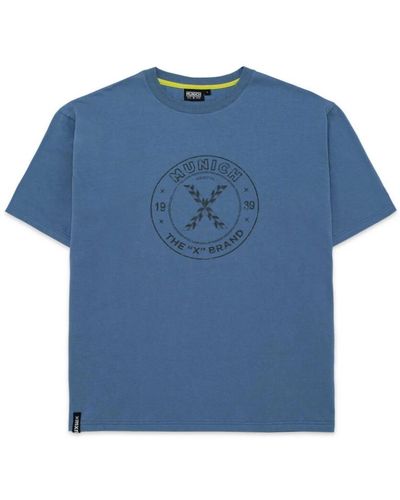 Munich Vintage casual t-shirt - Blu