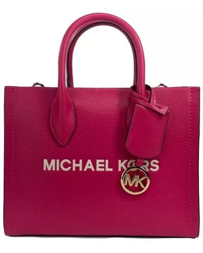 Michael Kors Pebbled leather shopper tote bag - Pink