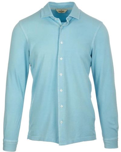 Gran Sasso Casual Shirts - Blue