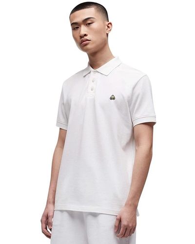 Moose Knuckles Polo Shirts - White