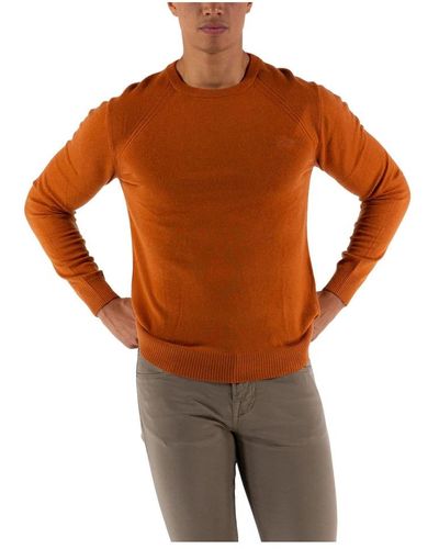 Guess Round-Neck Knitwear - Brown