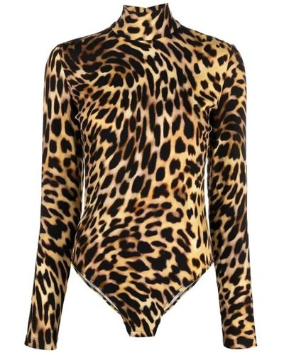 Stella McCartney Leopardenmuster bodysuit - Schwarz