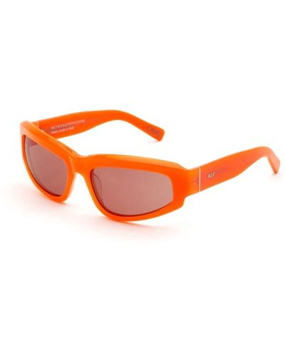 Retrosuperfuture Italienische hochwertige sonnenbrillenkollektion - Orange