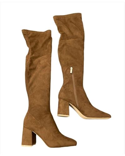 Steve Madden Suede Boot - Brown