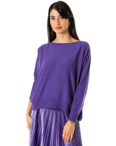 D.exterior Knitwear > round-neck knitwear - Violet