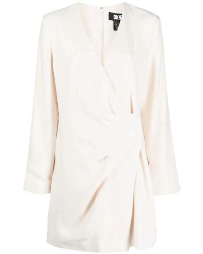 DKNY Midi dresses - Blanco