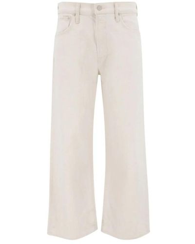 Mother Trousers > wide trousers - Blanc