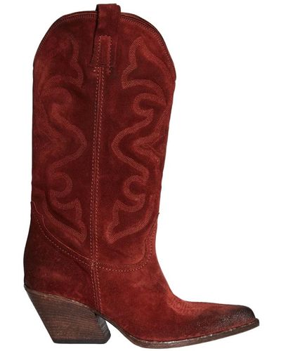 Elena Iachi Cowboy boots - Rojo
