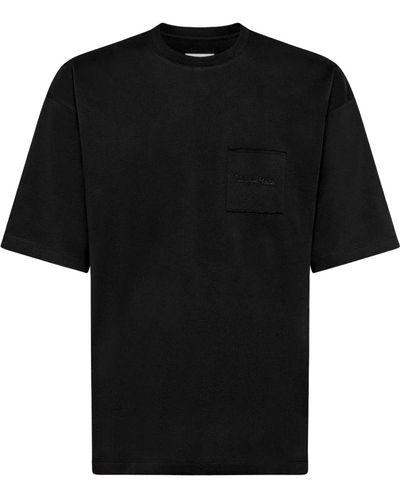 Philippe Model Maurice essence magliette nera in cotone - Nero