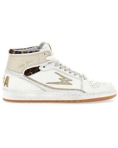 MOA Leopard high master sneakers - Weiß