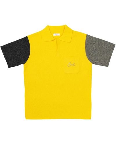 ERL Tops > polo shirts - Jaune