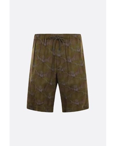 Dries Van Noten Shorts > casual shorts - Vert