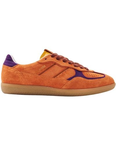 Alohas Sneakers in pelle arancione