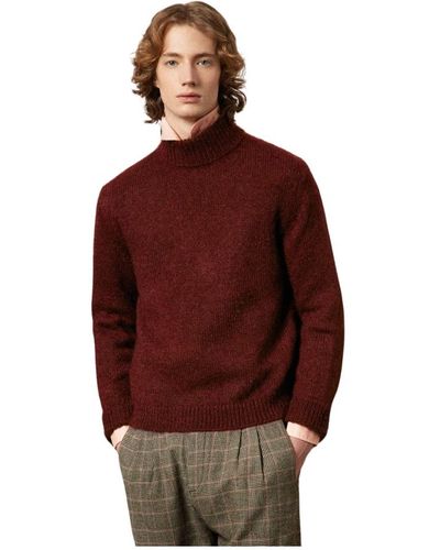 Massimo Alba Knitwear > turtlenecks - Rouge