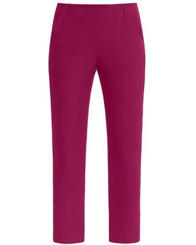 LauRie Cropped trousers - Rojo