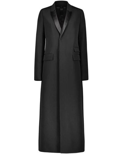 SAPIO Single-Breasted Coats - Black