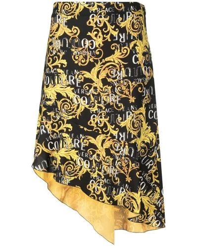 Versace Midi Skirts - Yellow