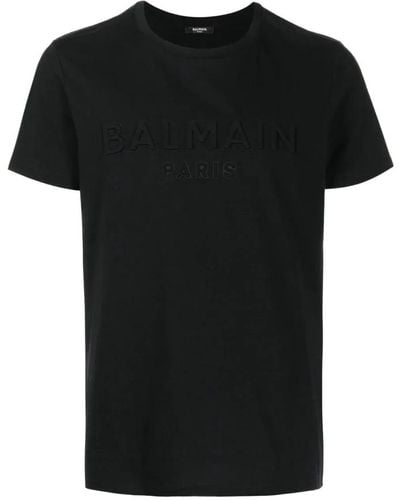 Balmain T-shirts - Schwarz