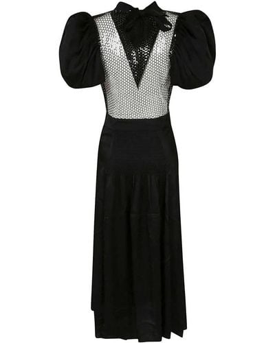 ROTATE BIRGER CHRISTENSEN Midi Dresses - Black