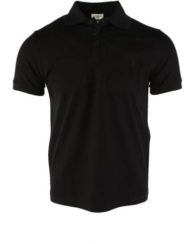 Saint Laurent Polo Shirts - Black