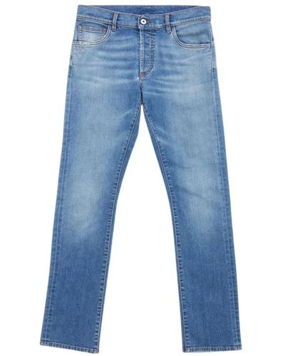 Marcelo Burlon Straight Jeans - Blue