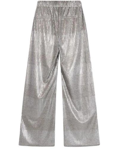 Alix The Label Trousers > wide trousers - Gris