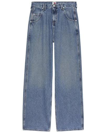 Tommy Hilfiger Jeans denim chiaro wide leg - Blu