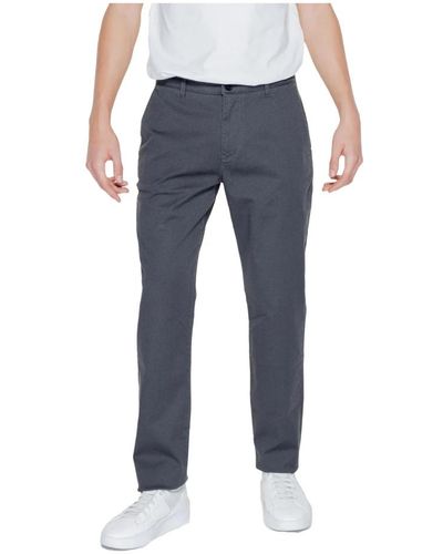 Armani Exchange Pantaloni in cotone collezione primavera/estate - Blu