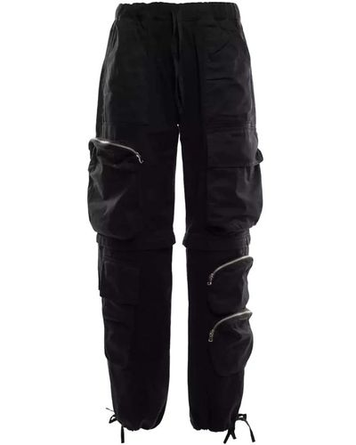 Acupuncture Trousers > straight trousers - Noir