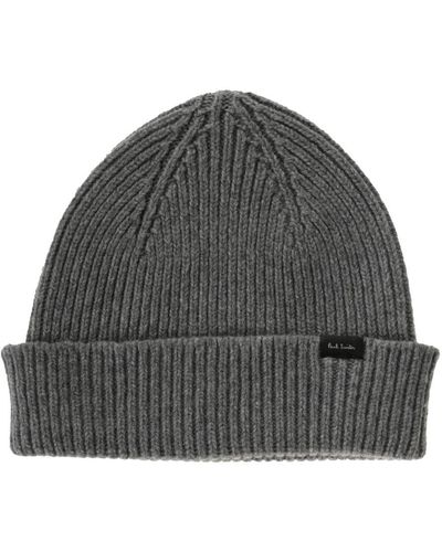 Paul Smith Cashmere Hat - Gray