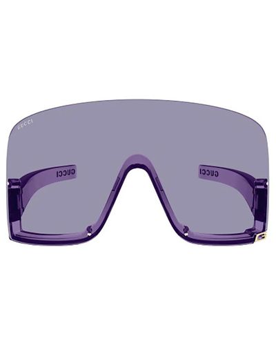 Gucci Violette randlose sonnenbrille gg1631s 011 - Lila