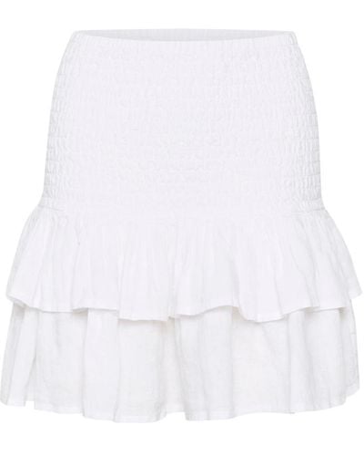 Part Two Short Skirts - White