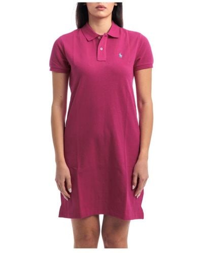 Polo Ralph Lauren Short Dresses - Purple