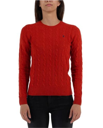 Ralph Lauren Knitwear > round-neck knitwear - Rouge