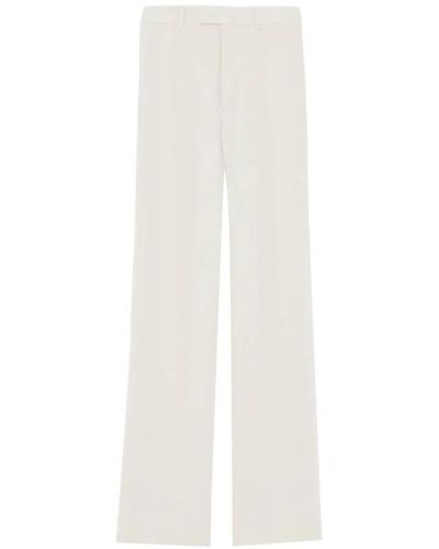 Saint Laurent Wide Trousers - White