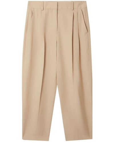 Stella McCartney Cropped Trousers - Natural