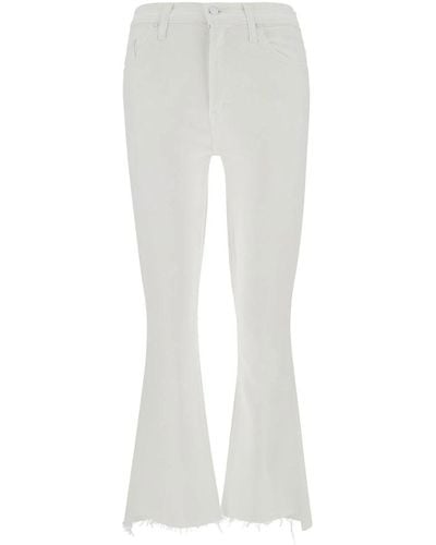 Mother Jeans insider crop bianchi - Bianco