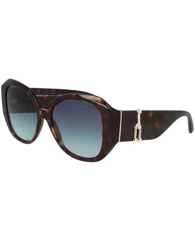 Tiffany & Co. Elegant irregular occhiali da sole - Nero