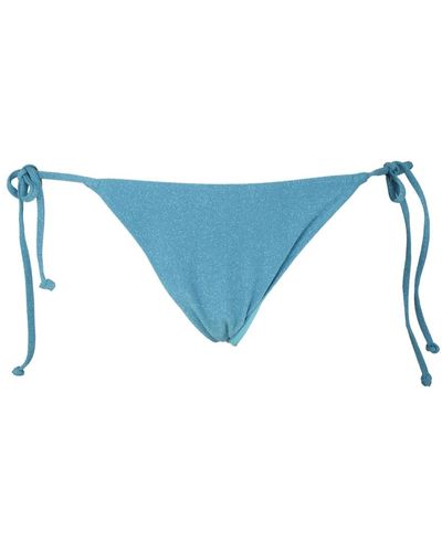 Mc2 Saint Barth Brasilianischer string bikini unterteil - Blau