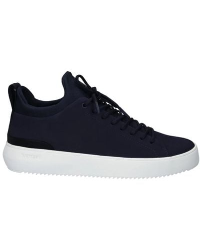 Blackstone Modern monochrom sneaker - Blau