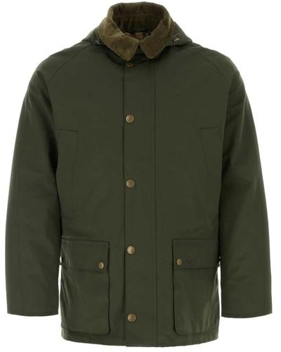 Barbour Winter Jackets - Grün