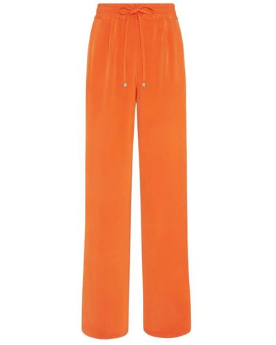 Kiton Wide trousers - Orange