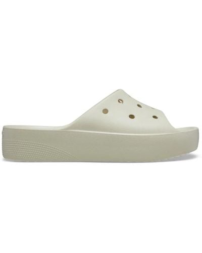 Crocs™ Klassische plateau-slide-sandale - Grün